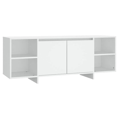 vidaXL TV-Schrank Weiß 130x35x50 cm Holzwerkstoff