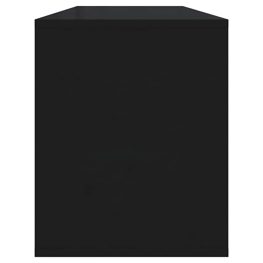vidaXL TV-Schrank Schwarz 130x35x50 cm Holzwerkstoff