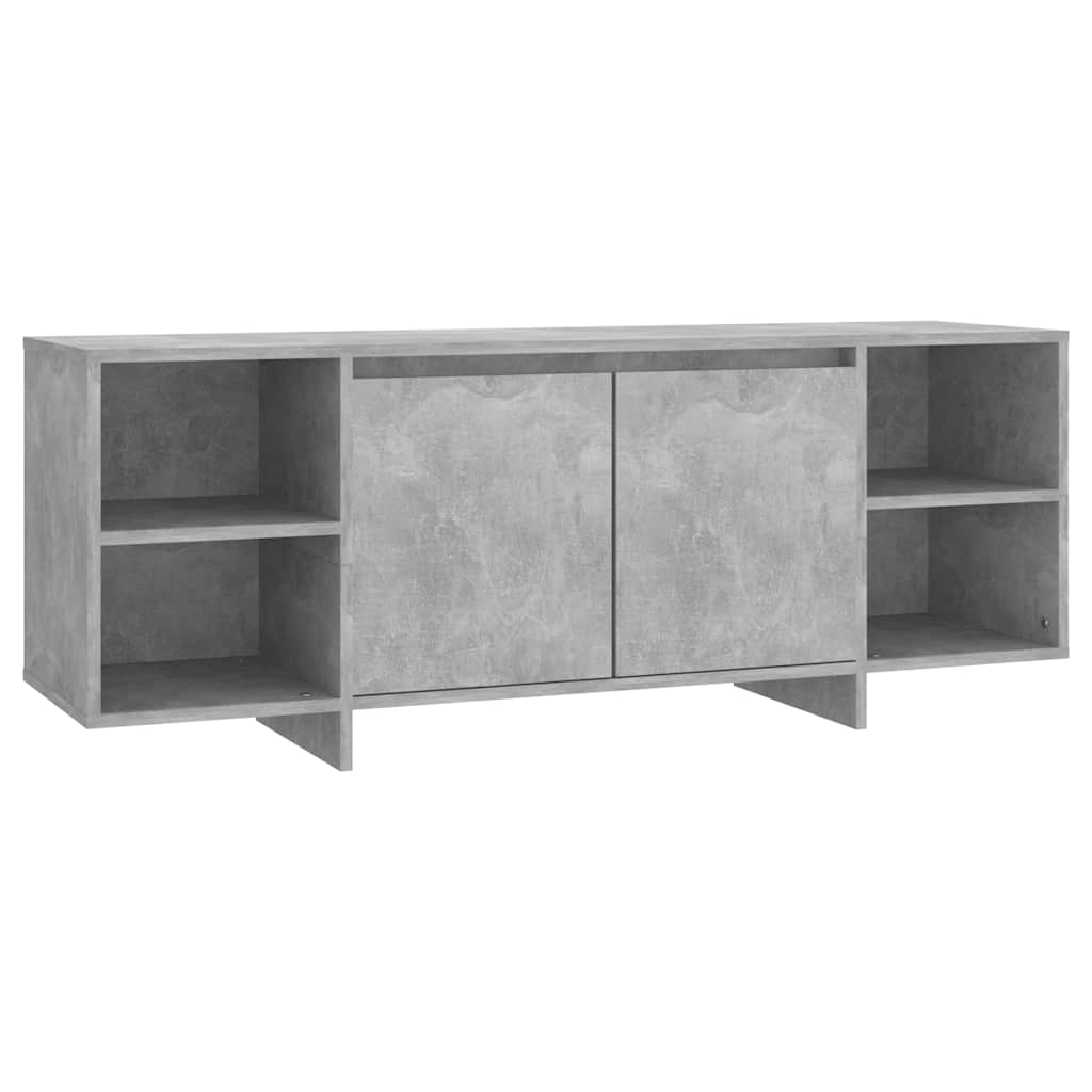 vidaXL TV-Schrank Betongrau 130x35x50 cm Holzwerkstoff