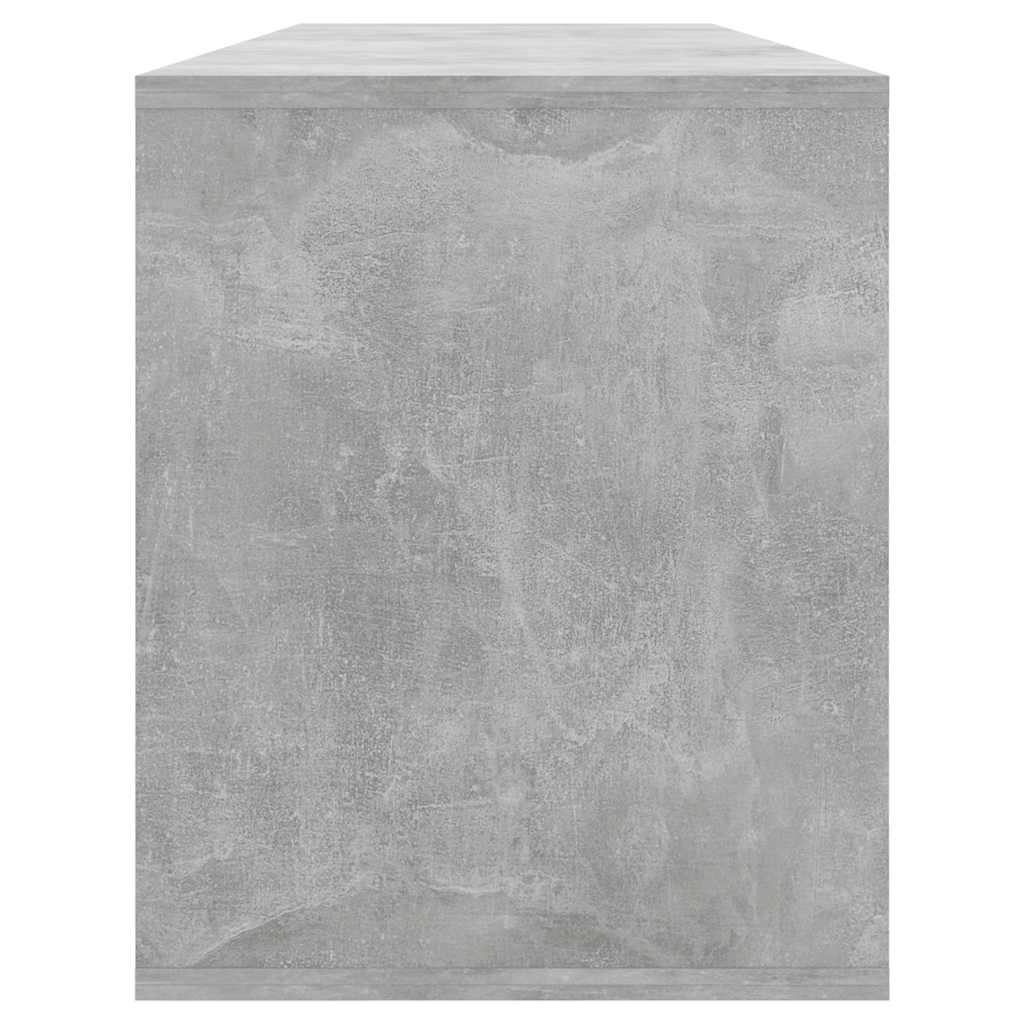 vidaXL TV-Schrank Betongrau 130x35x50 cm Holzwerkstoff