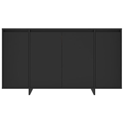 vidaXL Buffet noir 135x41x75 cm Bois d'ingénierie