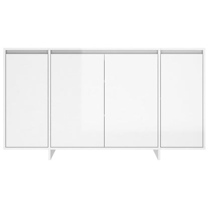 vidaXL Sideboard Hochglanz-Weiß 135x41x75 cm Holzwerkstoff