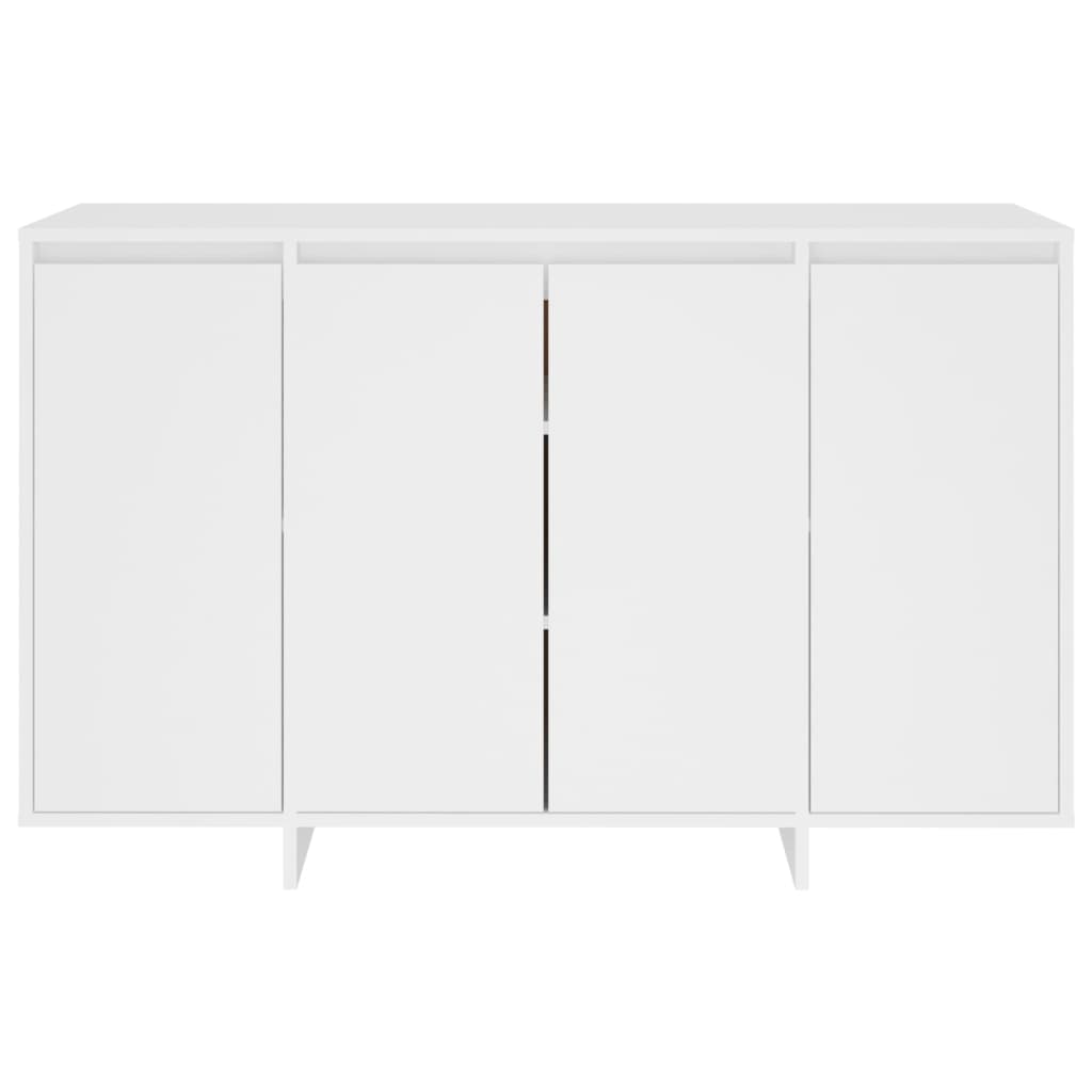vidaXL Buffet blanc 120x41x75 cm en bois d'ingénierie
