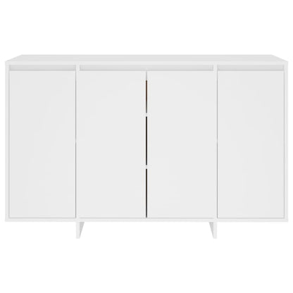 vidaXL Buffet blanc 120x41x75 cm en bois d'ingénierie
