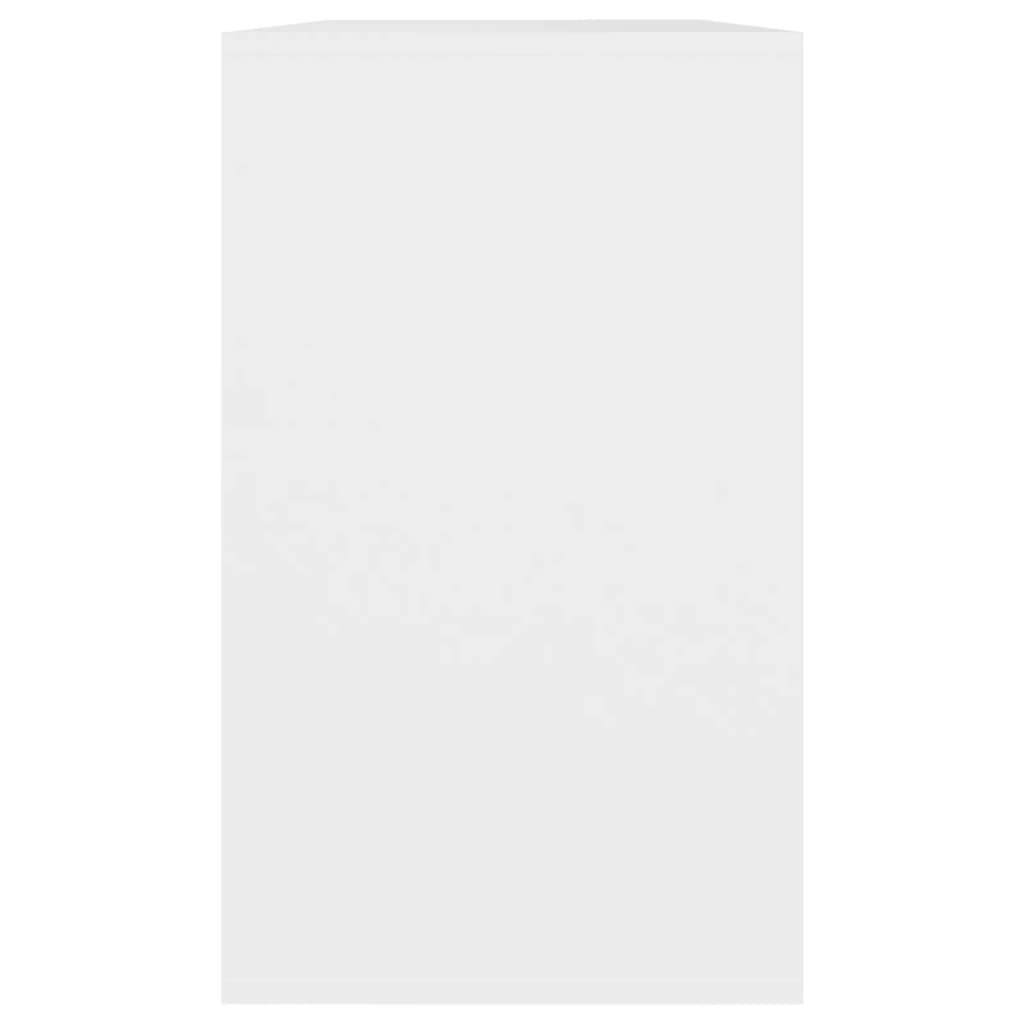 vidaXL Buffet blanc 120x41x75 cm en bois d'ingénierie