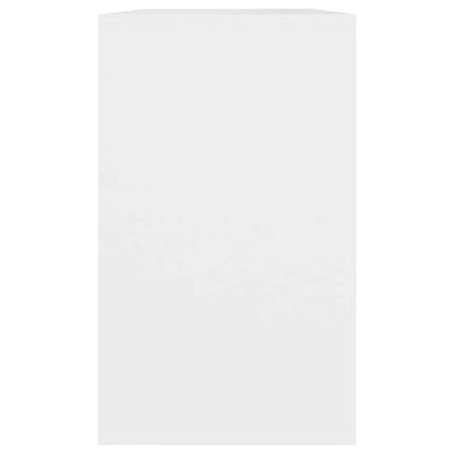 vidaXL Buffet blanc 120x41x75 cm en bois d'ingénierie
