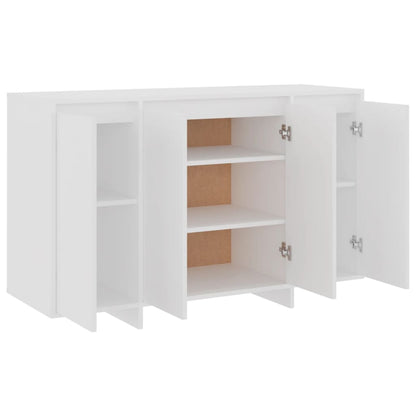 vidaXL Buffet blanc 120x41x75 cm en bois d'ingénierie