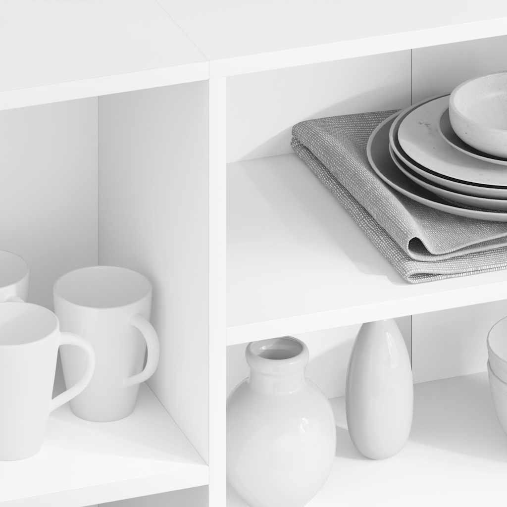 Sideboard Weiß 120x30x75 cm Holzwerkstoff