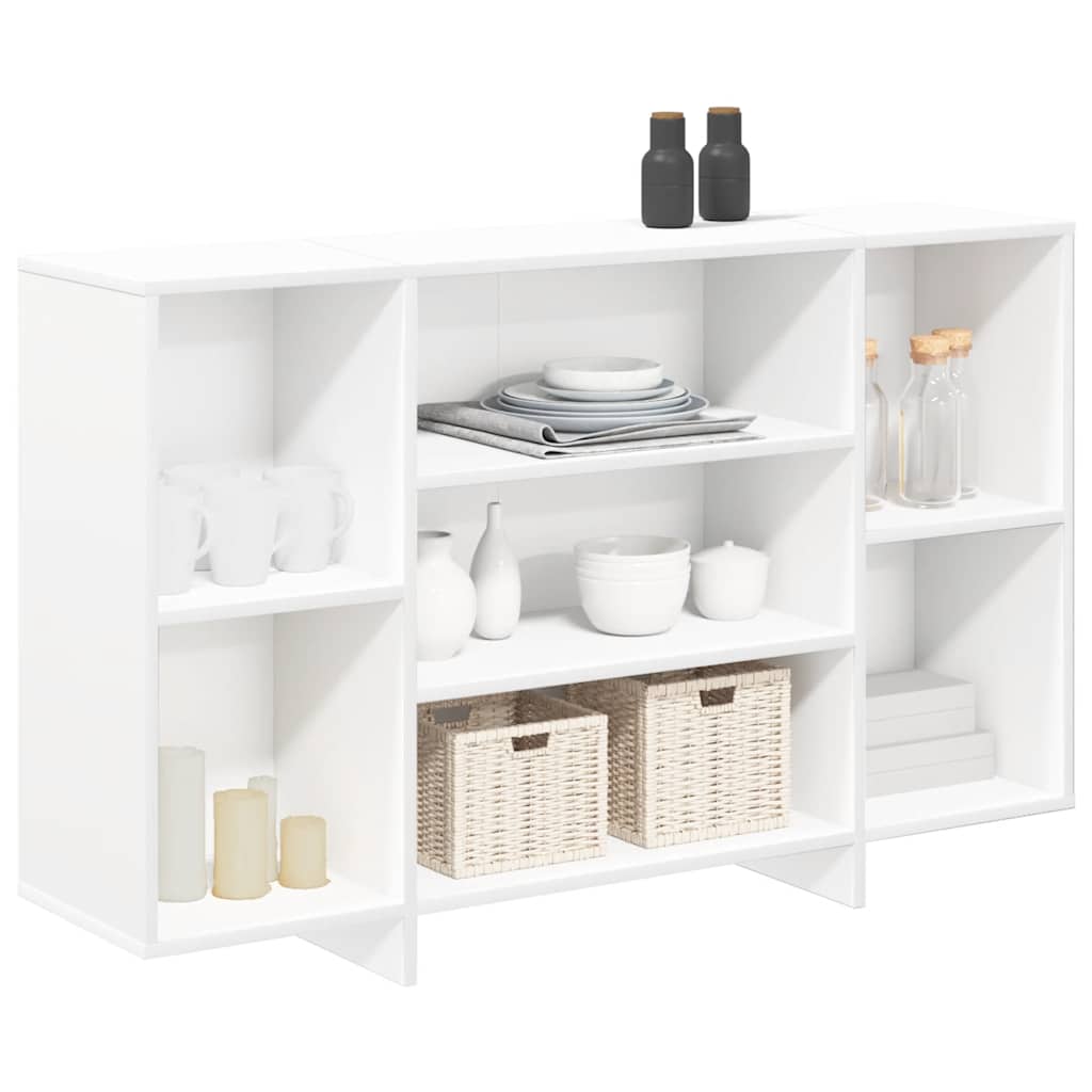 vidaXL Buffet Blanc 120x30x75 cm Bois d'ingénierie