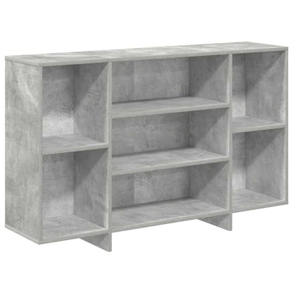 vidaXL Buffet gris béton 120x30x75 cm Bois d'ingénierie