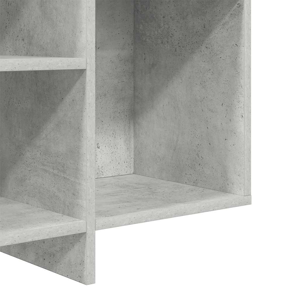 vidaXL Buffet gris béton 120x30x75 cm Bois d'ingénierie