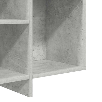 vidaXL Buffet gris béton 120x30x75 cm Bois d'ingénierie