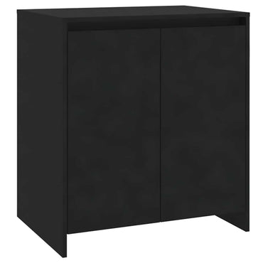 vidaXL Buffet Noir 70x41x75 cm Bois d'ingénierie