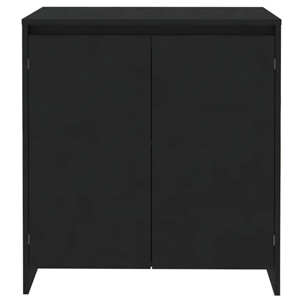 vidaXL Buffet Noir 70x41x75 cm Bois d'ingénierie