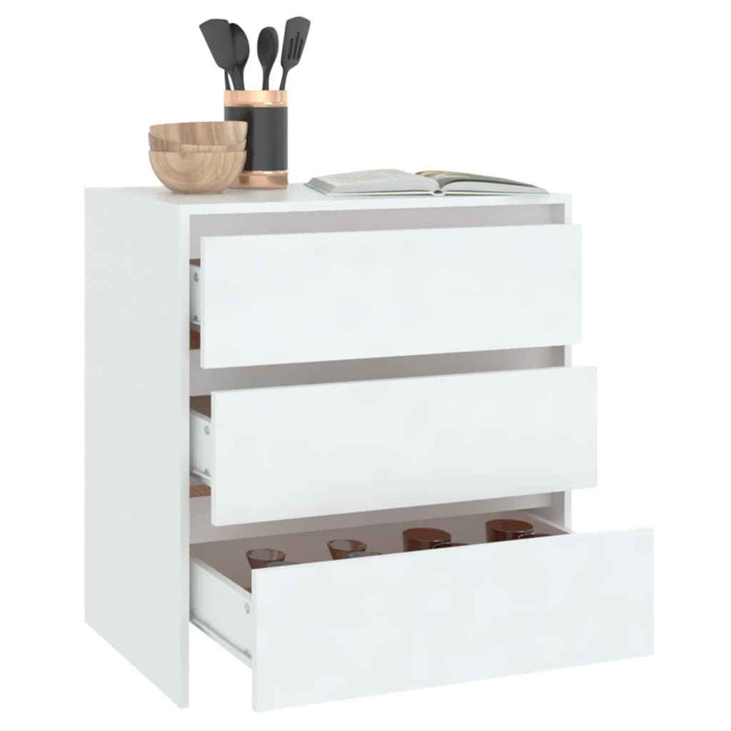 vidaXL Sideboard Weiß 70x41x75 cm Holzwerkstoff