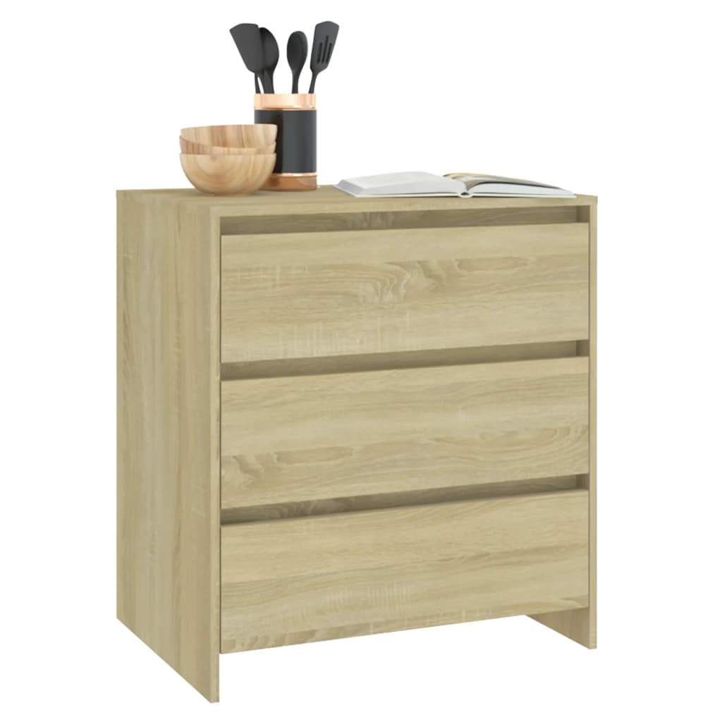 vidaXL Buffet en aggloméré chêne sonoma 70x41x75 cm