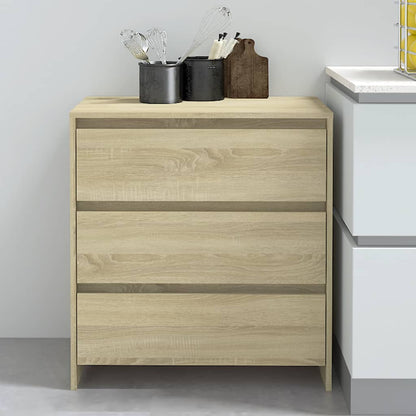 vidaXL Buffet en aggloméré chêne sonoma 70x41x75 cm