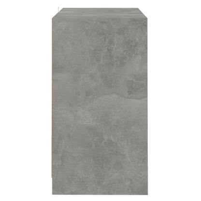 vidaXL Buffet Gris Ciment 70x41x75 cm Bois d'ingénierie
