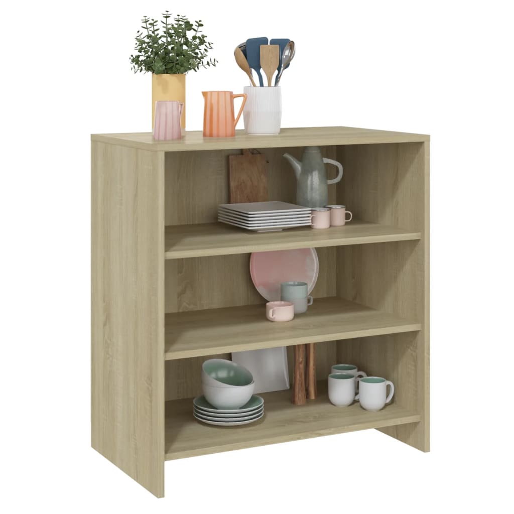 vidaXL Buffet chêne Sonoma 70x40,5x75 cm Aggloméré