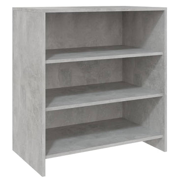 vidaXL Buffet gris béton 70x40,5x75 cm en bois d'ingénierie