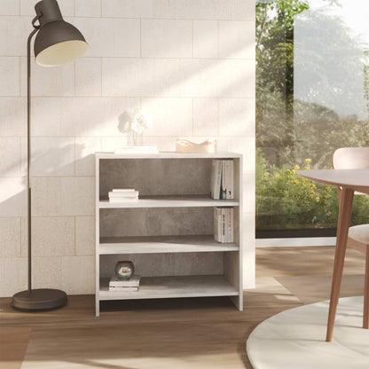 vidaXL Buffet gris béton 70x40,5x75 cm en bois d'ingénierie