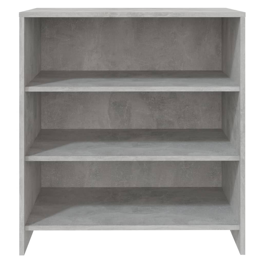 vidaXL Buffet gris béton 70x40,5x75 cm en bois d'ingénierie
