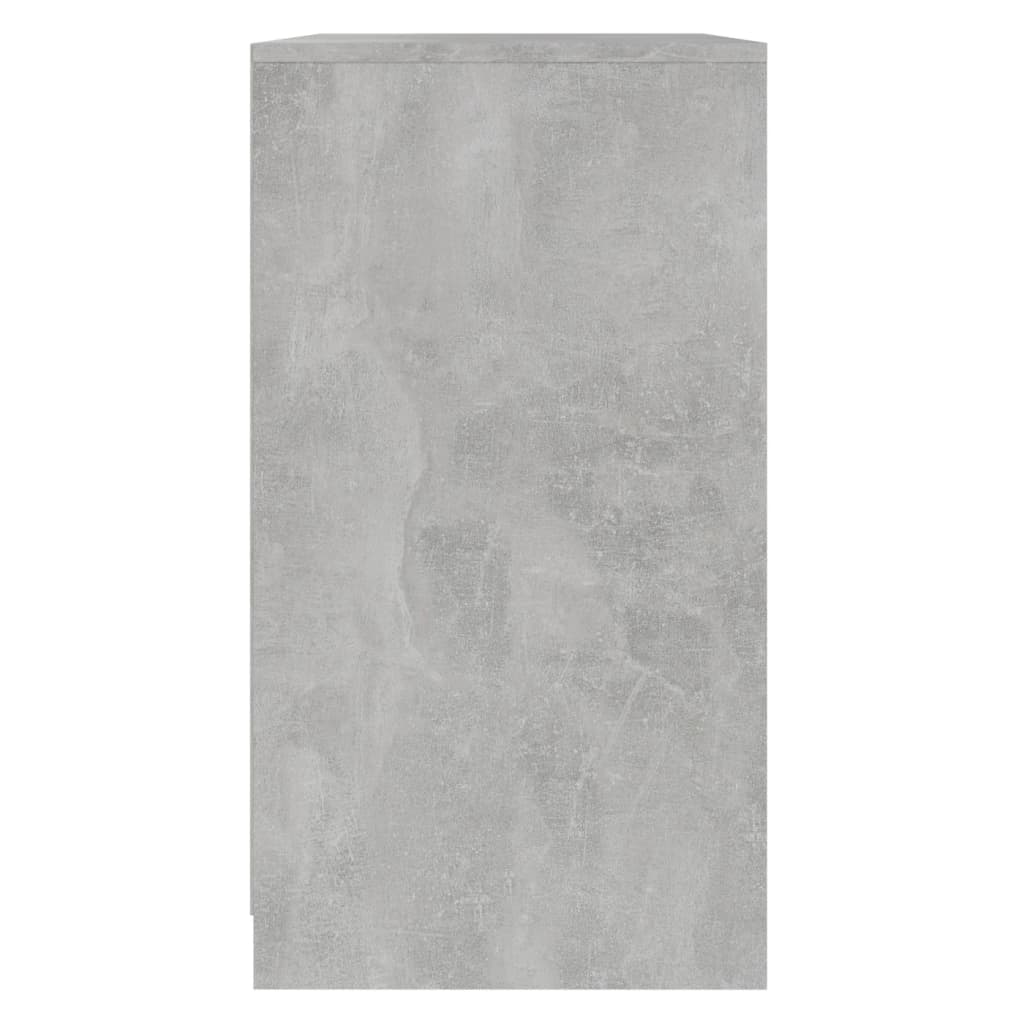 vidaXL Buffet gris béton 70x40,5x75 cm en bois d'ingénierie