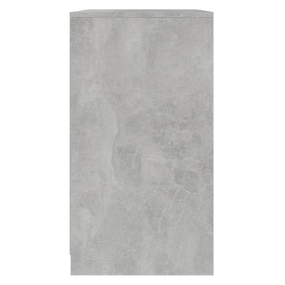 vidaXL Buffet gris béton 70x40,5x75 cm en bois d'ingénierie