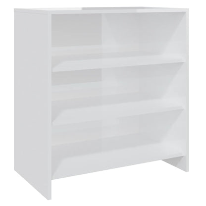 vidaXL Sideboard Hochglanz-Weiß 70x40,5x75 cm Holzwerkstoff