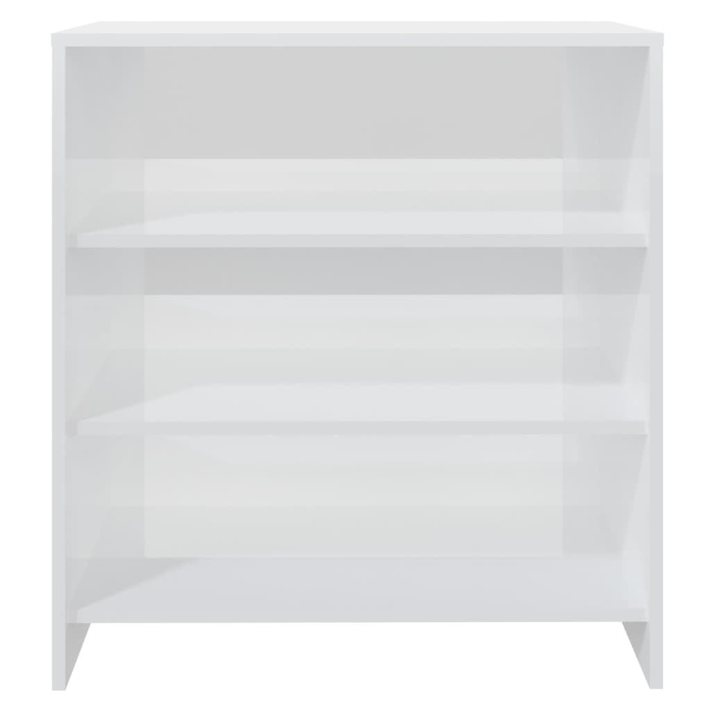 vidaXL Sideboard Hochglanz-Weiß 70x40,5x75 cm Holzwerkstoff