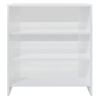 vidaXL Sideboard Hochglanz-Weiß 70x40,5x75 cm Holzwerkstoff