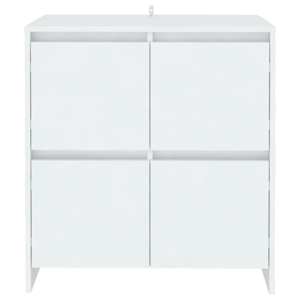 vidaXL Buffet Blanc 70x41x75 cm Bois d'ingénierie