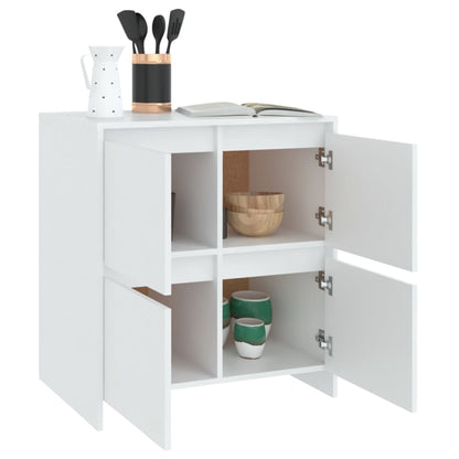 vidaXL Buffet Blanc 70x41x75 cm Bois d'ingénierie