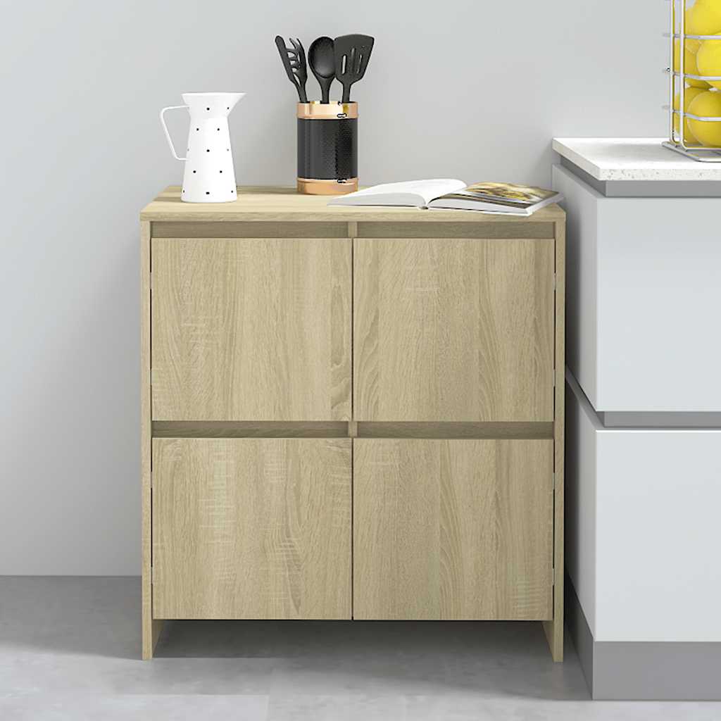 vidaXL Buffet en aggloméré chêne sonoma 70x41x75 cm