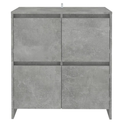 vidaXL Buffet gris béton 70x41x75 cm en bois d'ingénierie