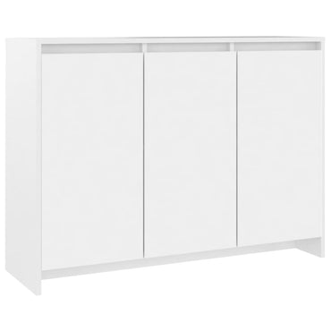 vidaXL Buffet blanc 102x33x75 cm en bois d'ingénierie