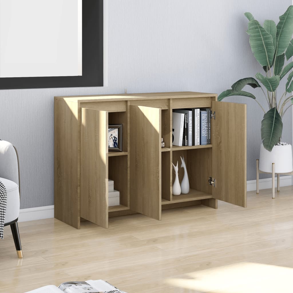 vidaXL Buffet Chêne Sonoma 102x33x75 cm Bois d'ingénierie