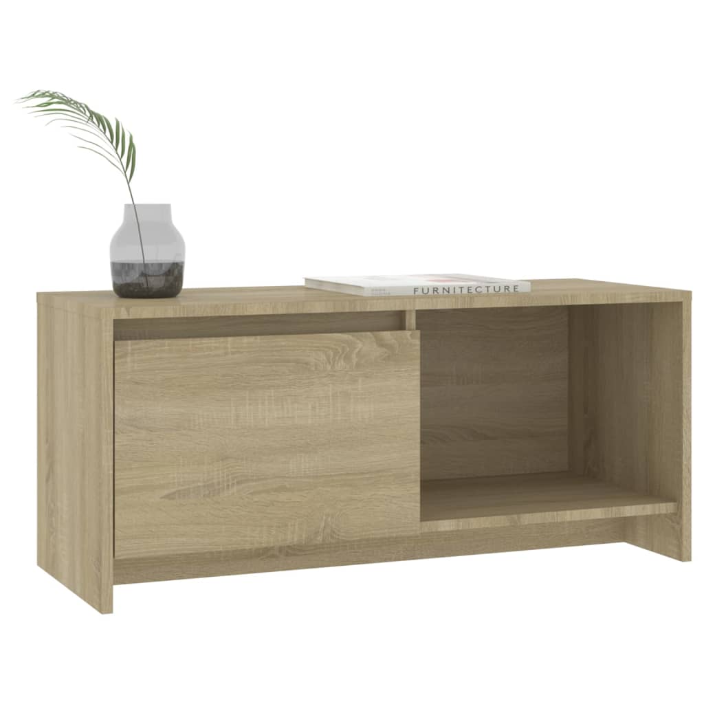 Meuble TV vidaXL chêne Sonoma 90x35x40 cm en bois d'ingénierie
