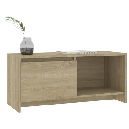 Meuble TV vidaXL chêne Sonoma 90x35x40 cm en bois d'ingénierie
