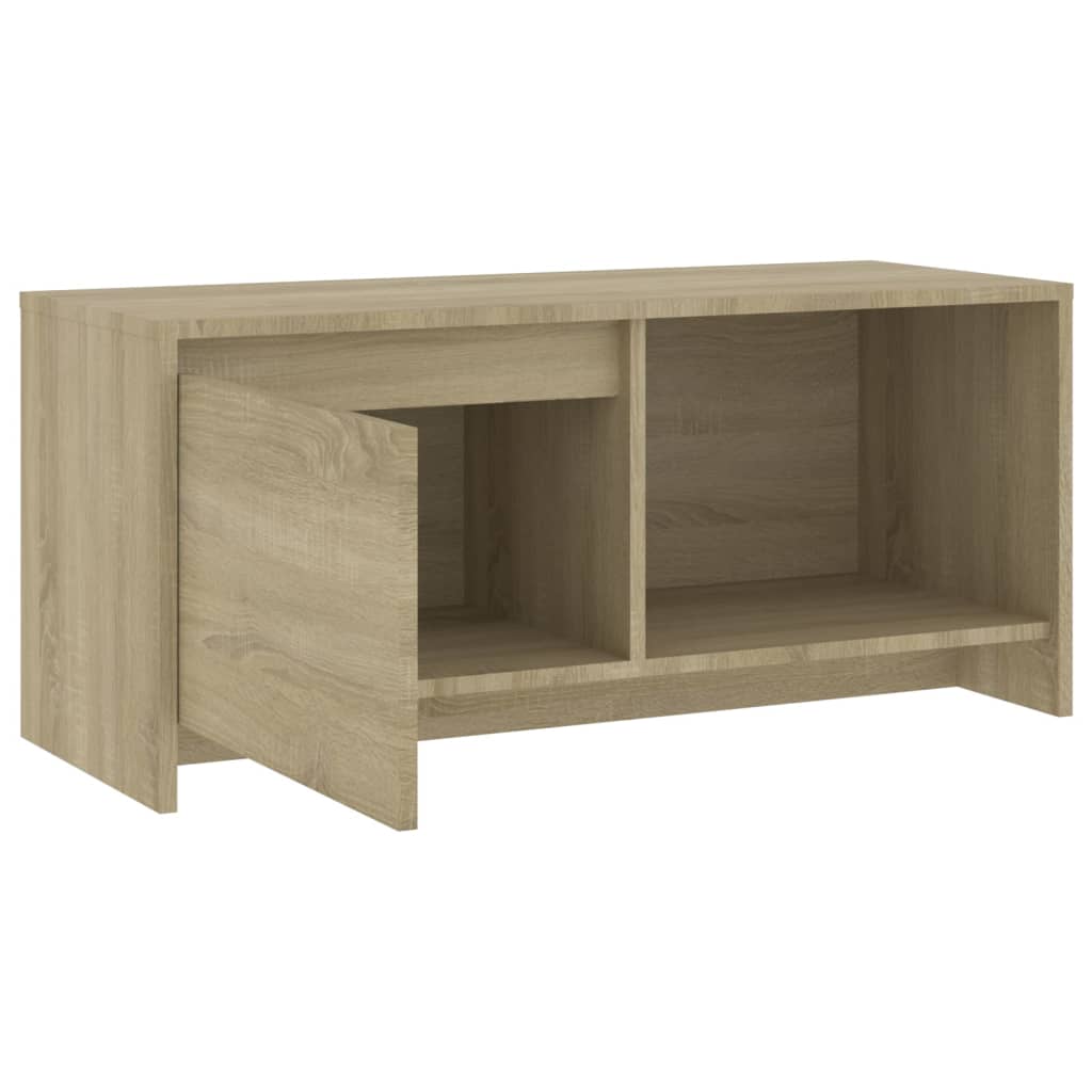 Meuble TV vidaXL chêne Sonoma 90x35x40 cm en bois d'ingénierie