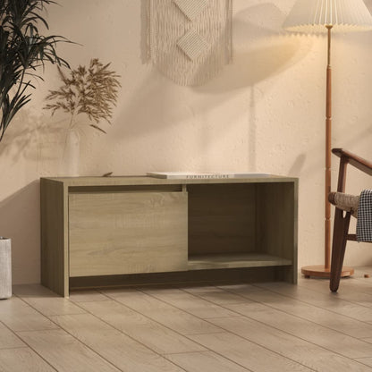 Meuble TV vidaXL chêne Sonoma 90x35x40 cm en bois d'ingénierie