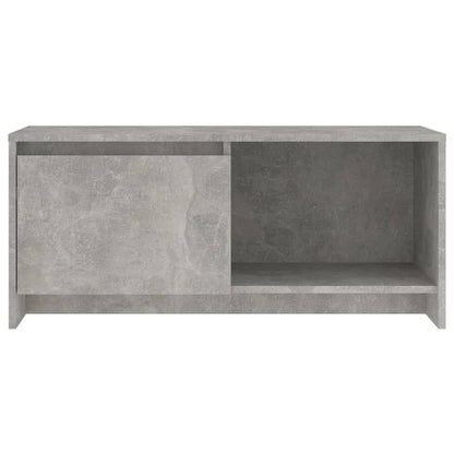 vidaXL Meuble TV Gris béton 90x35x40 cm Bois d'ingénierie