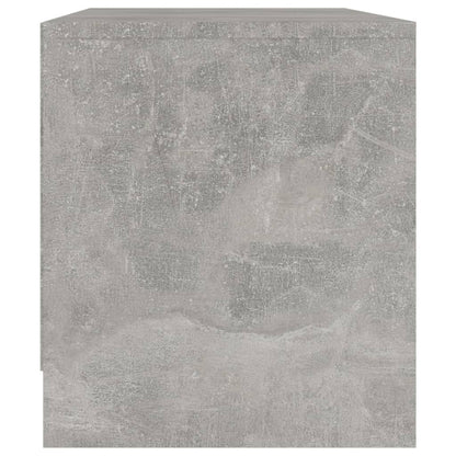 vidaXL Meuble TV Gris béton 90x35x40 cm Bois d'ingénierie