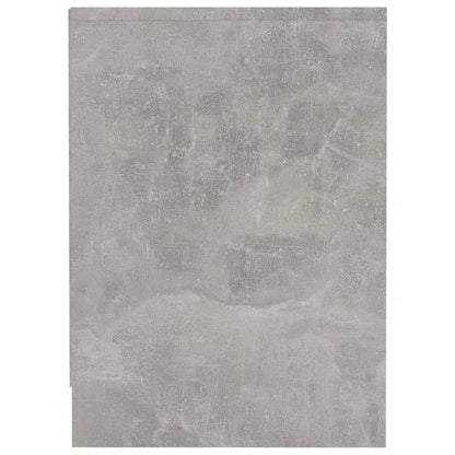 vidaXL Meuble TV Gris béton 102x37,5x52,5 cm Bois d'ingénierie