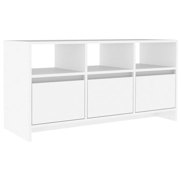 Meuble TV vidaXL blanc 102x37,5x52,5 cm en bois d'ingénierie
