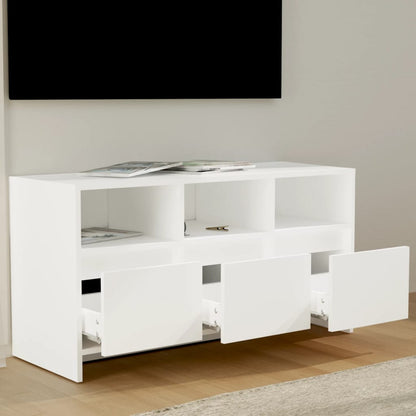 vidaXL TV-Schrank Weiß 102x37,5x52,5 cm Holzwerkstoff
