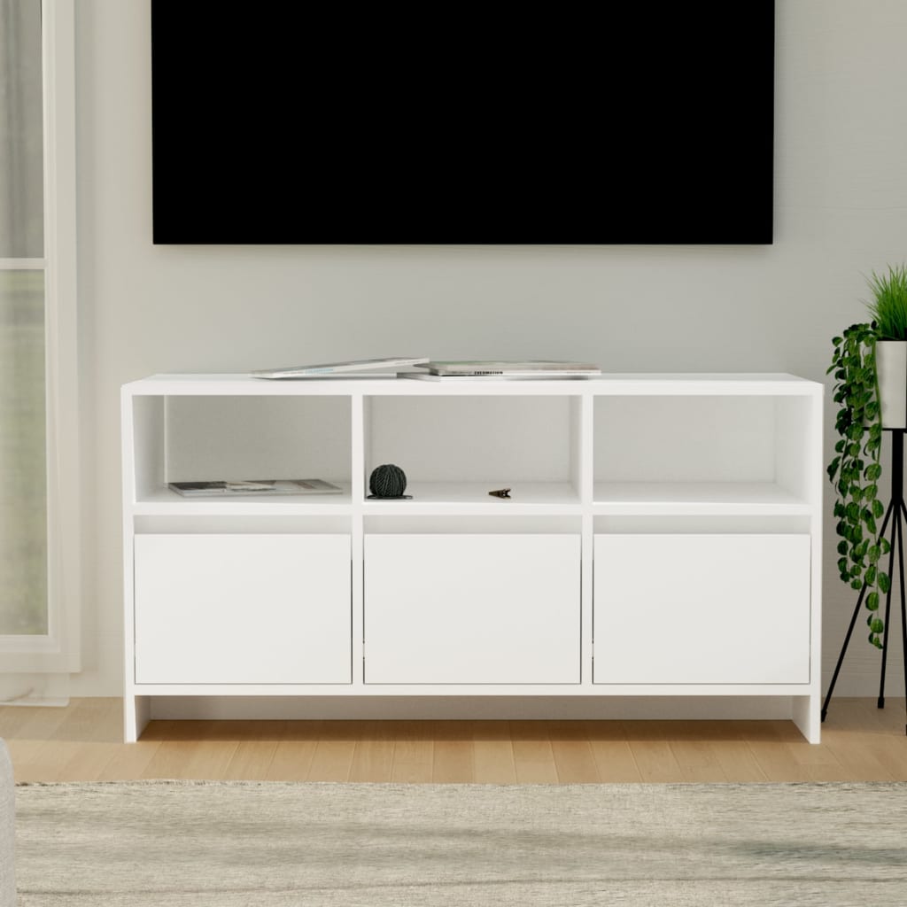 vidaXL TV-Schrank Weiß 102x37,5x52,5 cm Holzwerkstoff