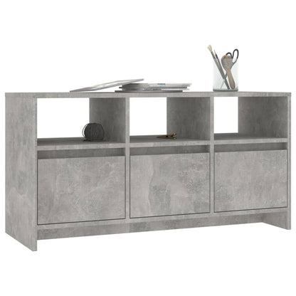 vidaXL Meuble TV Gris béton 102x37,5x52,5 cm Bois d'ingénierie