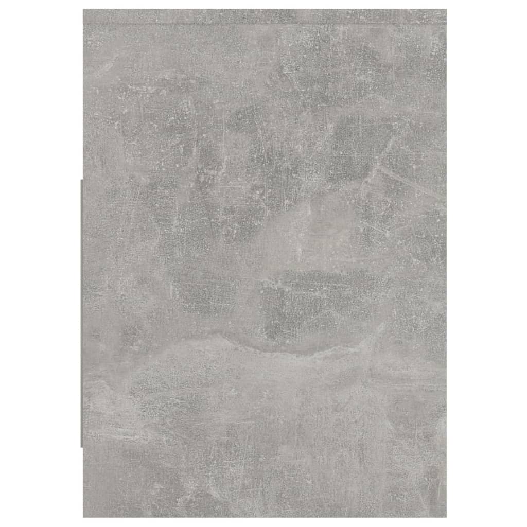 vidaXL Meuble TV Gris béton 102x37,5x52,5 cm Bois d'ingénierie