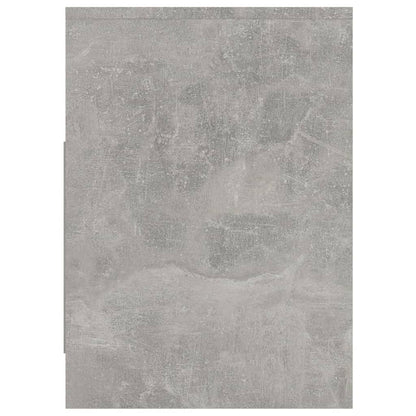 vidaXL Meuble TV Gris béton 102x37,5x52,5 cm Bois d'ingénierie